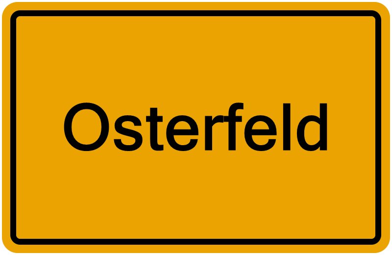 Handelsregisterauszug Osterfeld