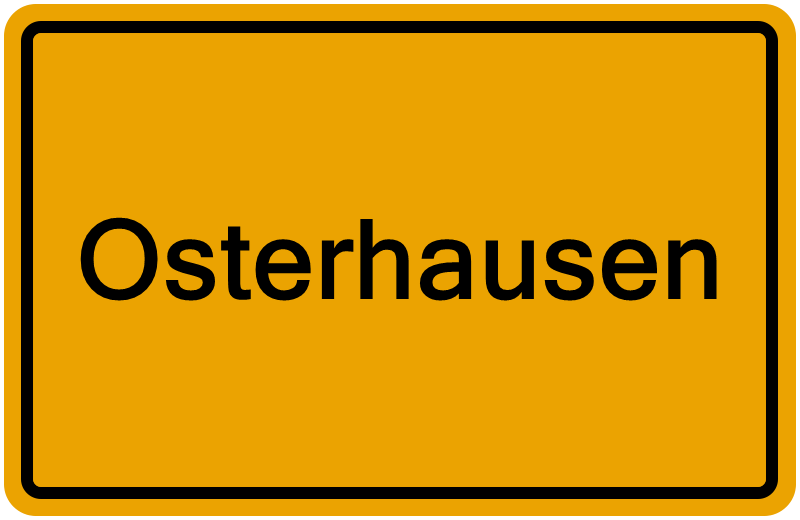 Handelsregisterauszug Osterhausen