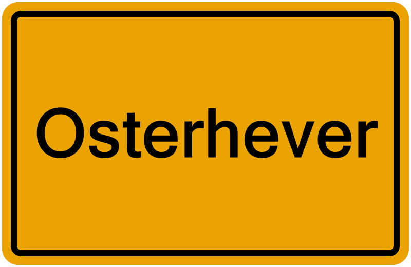 Handelsregisterauszug Osterhever