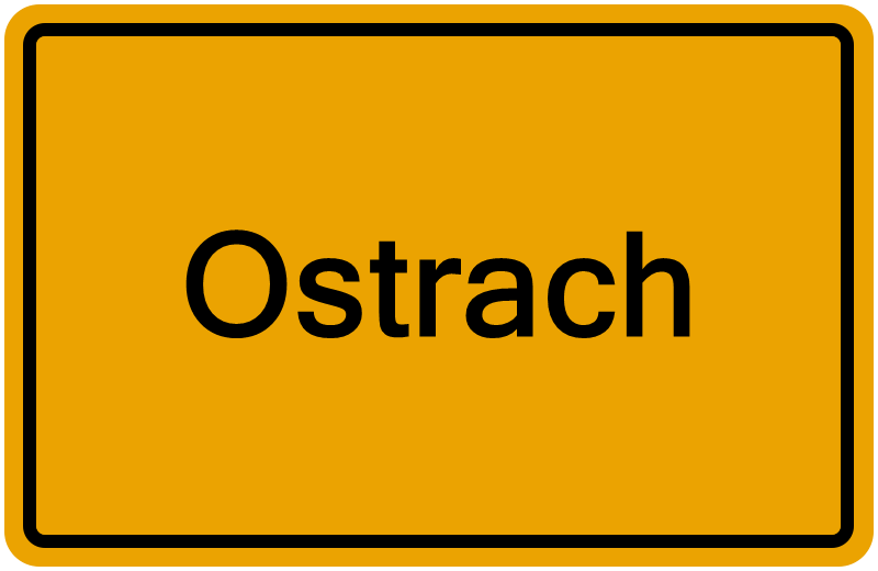 Handelsregisterauszug Ostrach