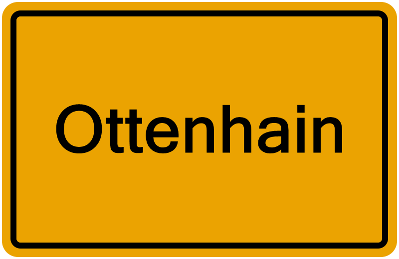 Handelsregisterauszug Ottenhain