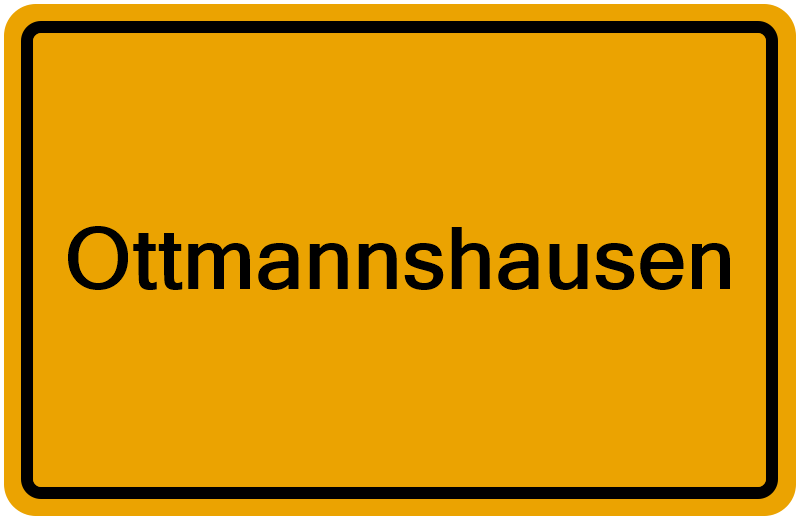Handelsregisterauszug Ottmannshausen