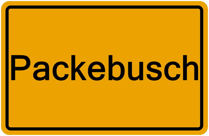 Handelsregisterauszug Packebusch