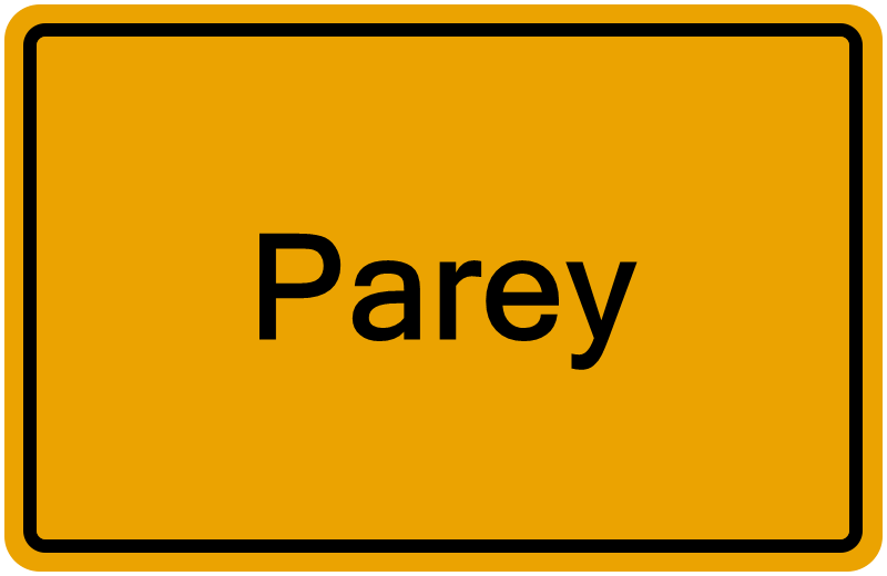 Handelsregisterauszug Parey