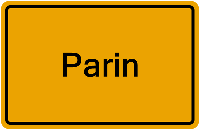 Handelsregisterauszug Parin