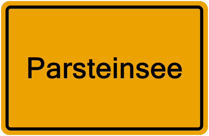 Handelsregisterauszug Parsteinsee