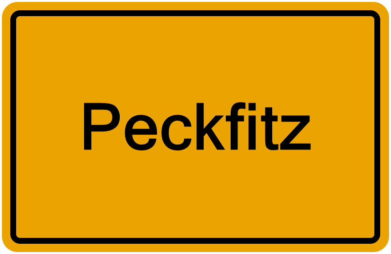 Handelsregisterauszug Peckfitz