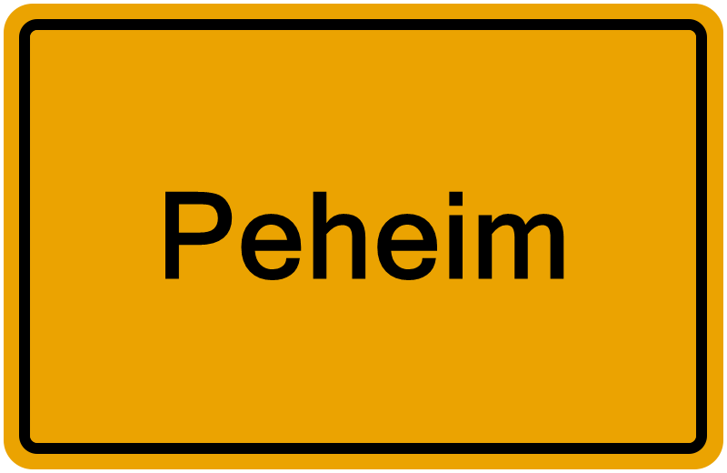 Handelsregisterauszug Peheim