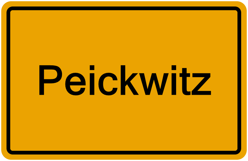 Handelsregisterauszug Peickwitz