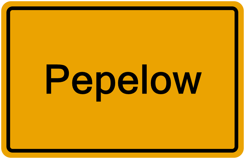 Handelsregisterauszug Pepelow