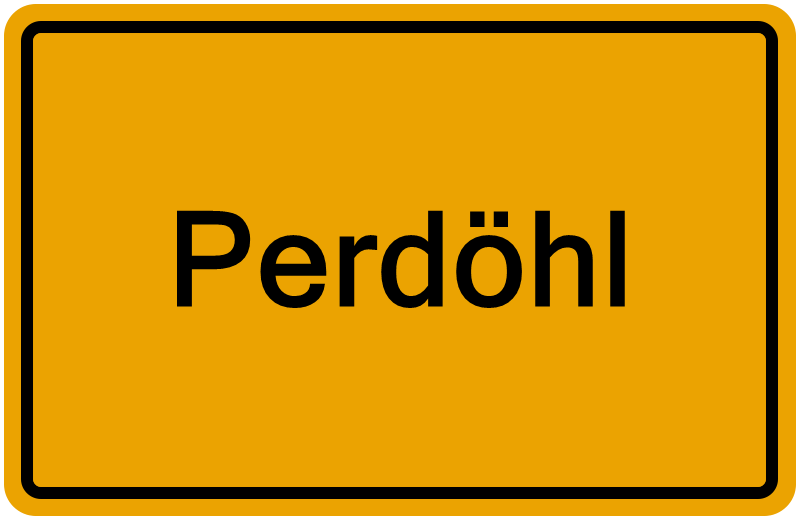 Handelsregisterauszug Perdöhl