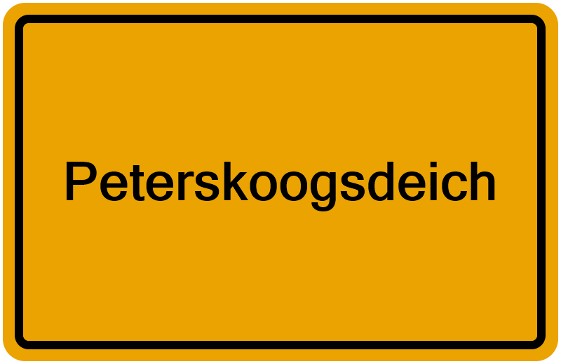 Handelsregisterauszug Peterskoogsdeich