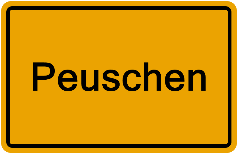 Handelsregisterauszug Peuschen