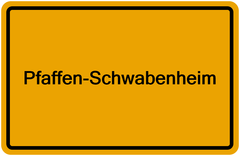 Handelsregisterauszug Pfaffen-Schwabenheim