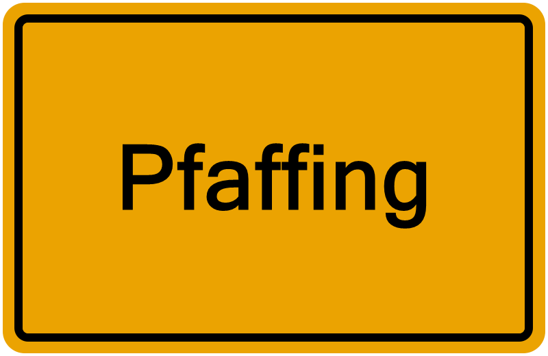 Handelsregisterauszug Pfaffing