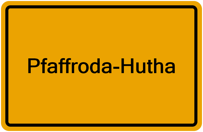 Handelsregisterauszug Pfaffroda-Hutha