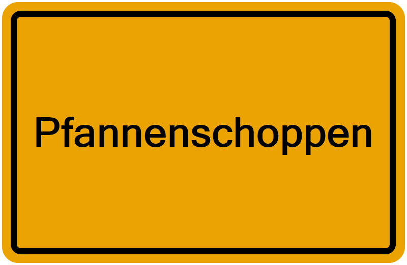 Handelsregisterauszug Pfannenschoppen