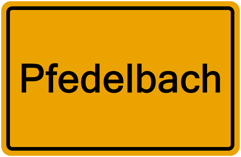 Handelsregisterauszug Pfedelbach