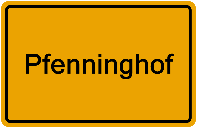 Handelsregisterauszug Pfenninghof
