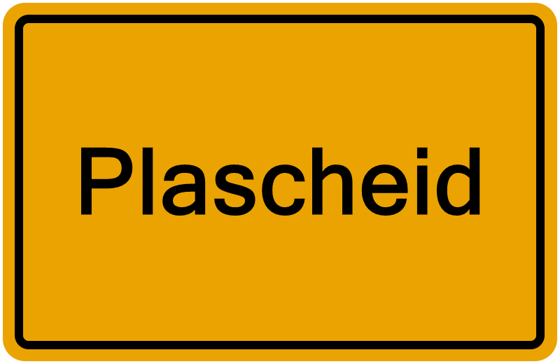 Handelsregisterauszug Plascheid