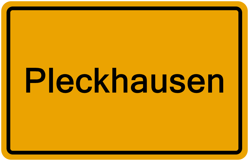 Handelsregisterauszug Pleckhausen