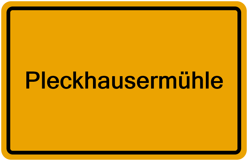Handelsregisterauszug Pleckhausermühle