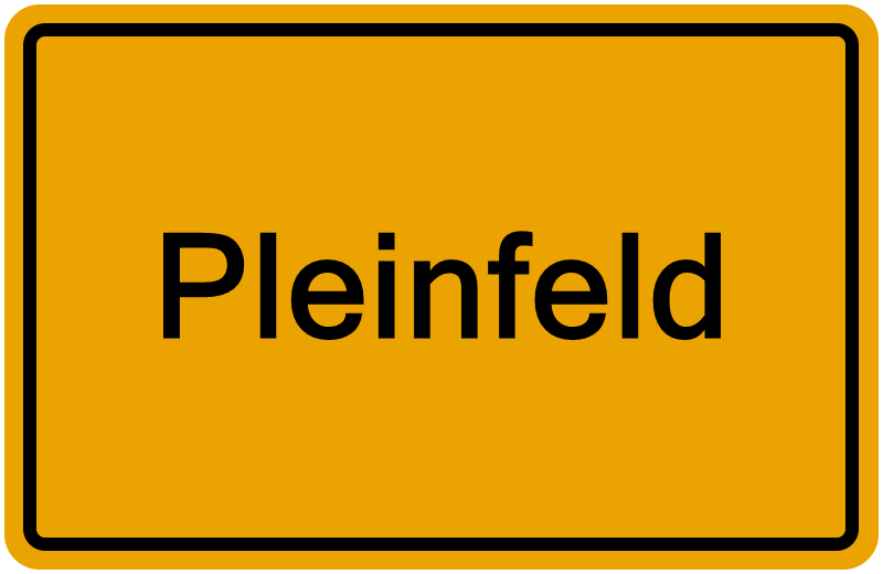 Handelsregisterauszug Pleinfeld