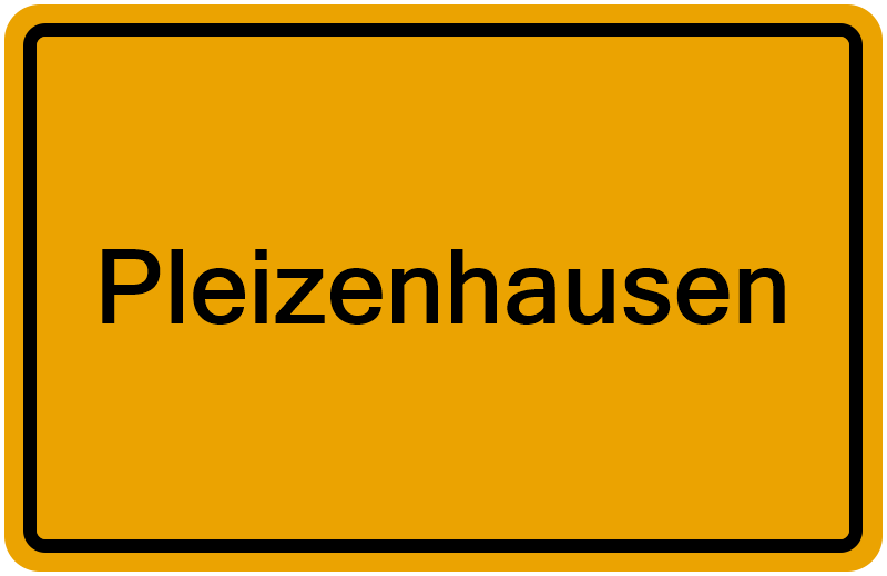 Handelsregisterauszug Pleizenhausen