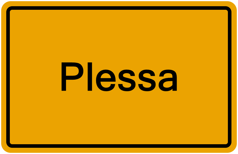 Handelsregisterauszug Plessa