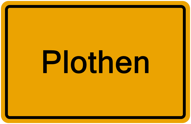 Handelsregisterauszug Plothen