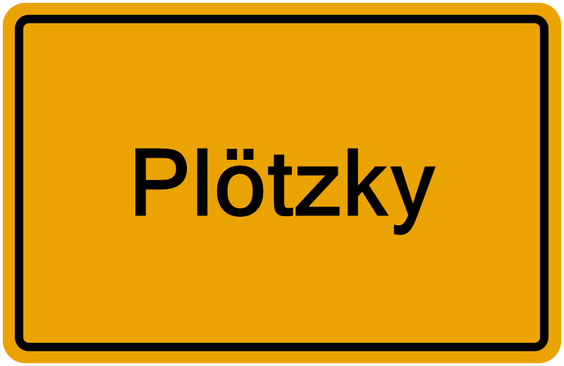 Handelsregisterauszug Plötzky