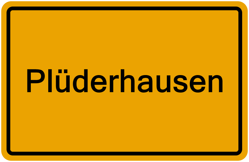Handelsregisterauszug Plüderhausen