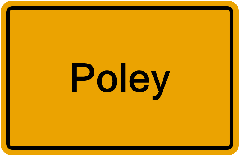 Handelsregisterauszug Poley