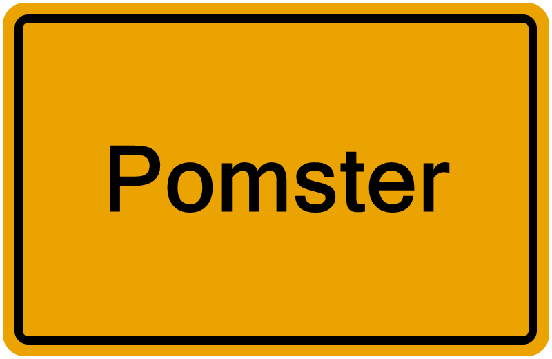 Handelsregisterauszug Pomster