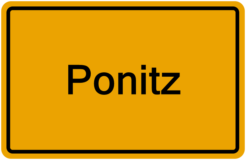 Handelsregisterauszug Ponitz