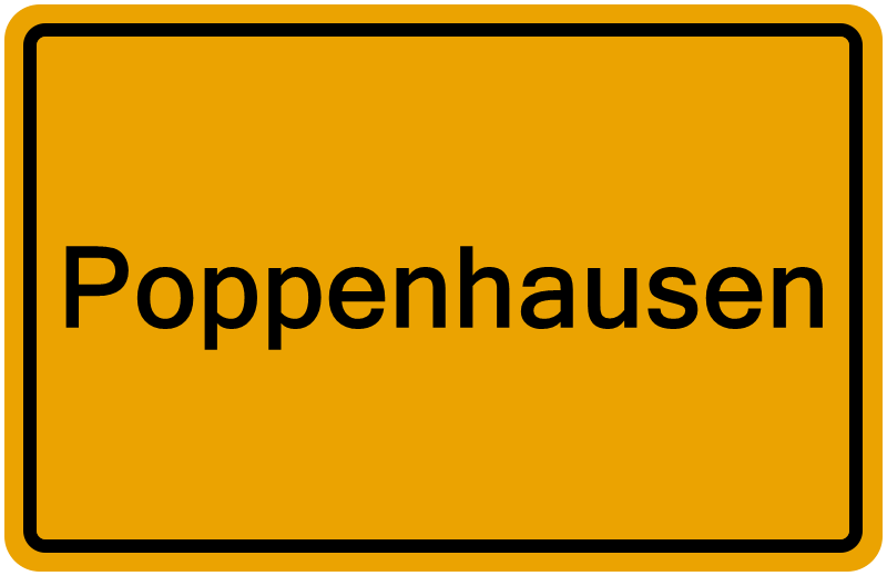 Handelsregisterauszug Poppenhausen