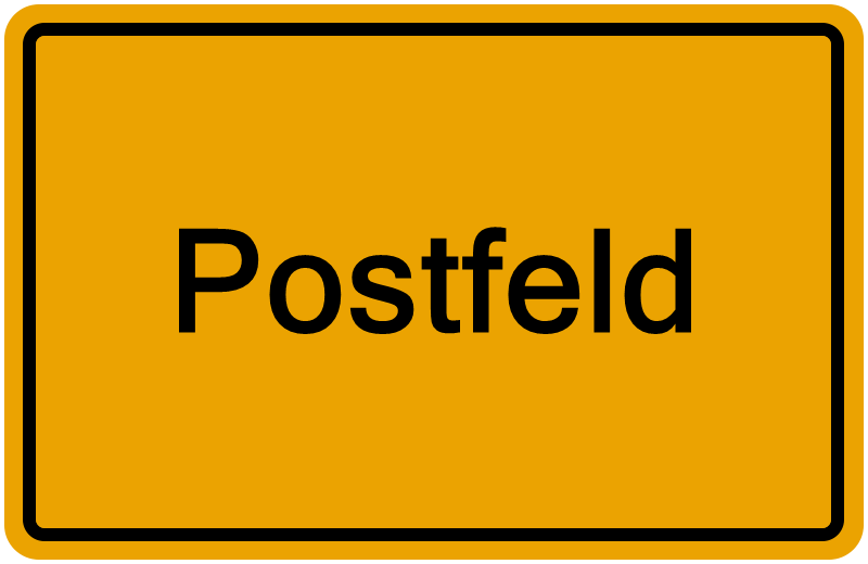 Handelsregisterauszug Postfeld