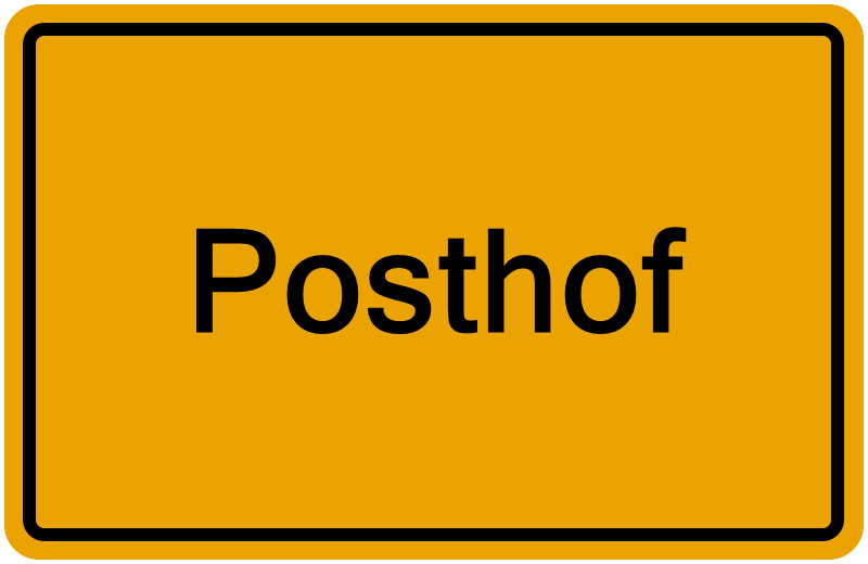 Handelsregisterauszug Posthof