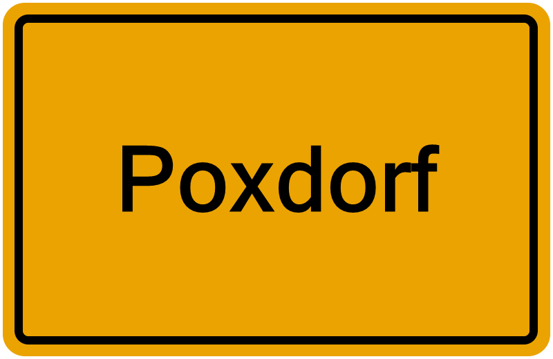 Handelsregisterauszug Poxdorf