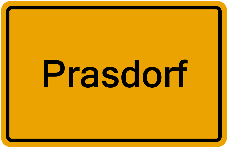 Handelsregisterauszug Prasdorf