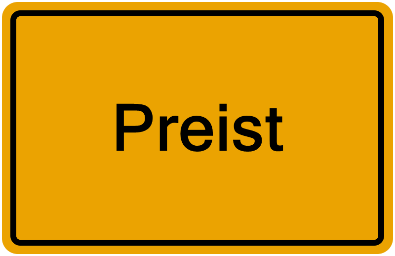 Handelsregisterauszug Preist