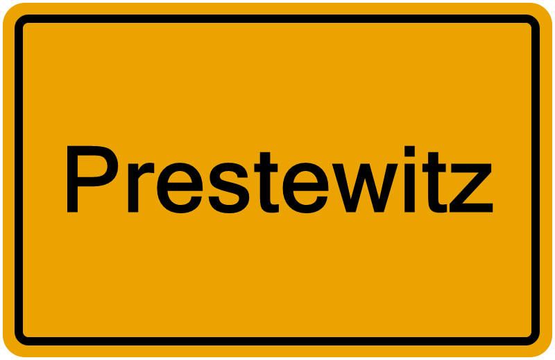 Handelsregisterauszug Prestewitz