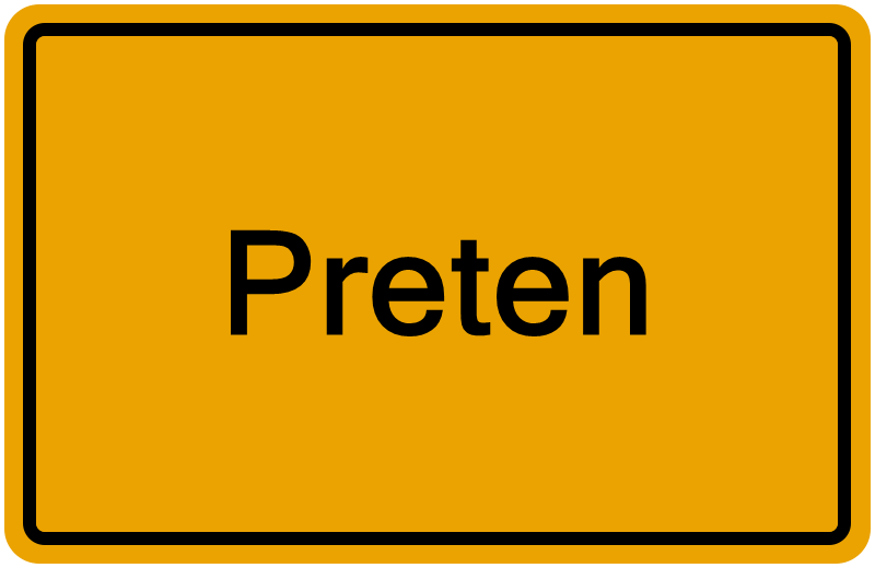 Handelsregisterauszug Preten