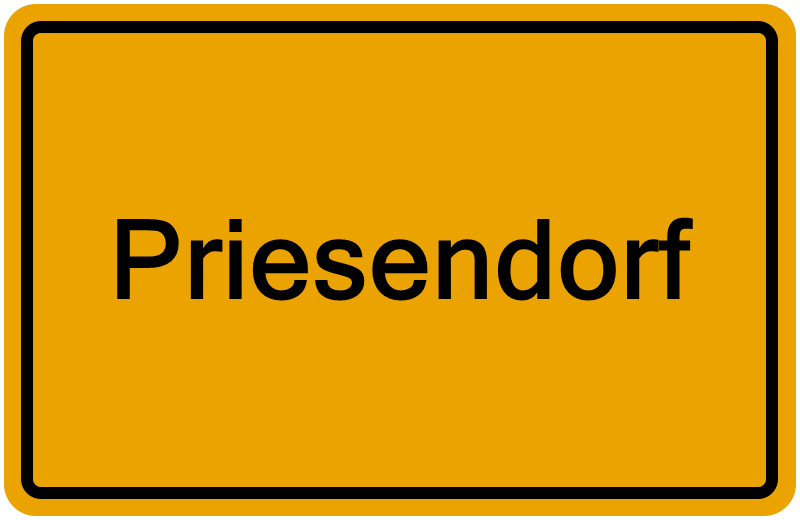 Handelsregisterauszug Priesendorf
