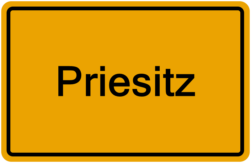 Handelsregisterauszug Priesitz