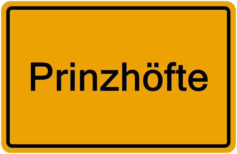 Handelsregisterauszug Prinzhöfte