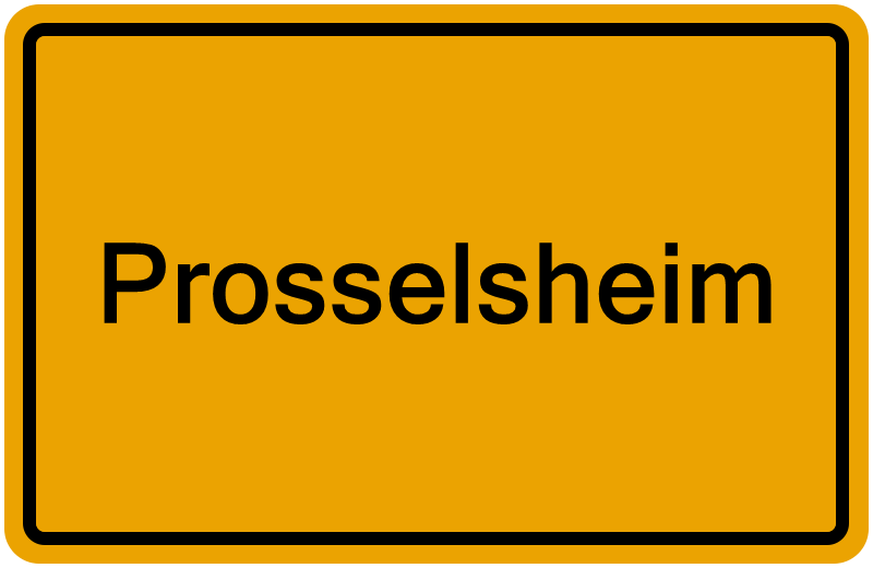 Handelsregisterauszug Prosselsheim