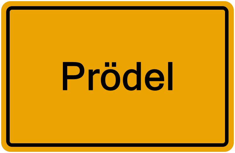 Handelsregisterauszug Prödel