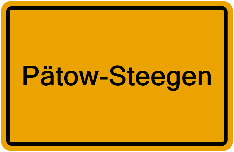 Handelsregisterauszug Pätow-Steegen