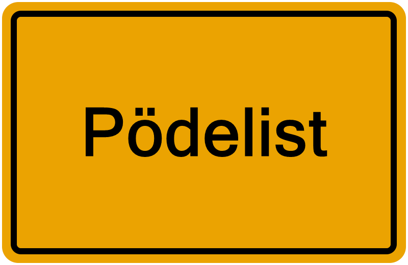 Handelsregisterauszug Pödelist